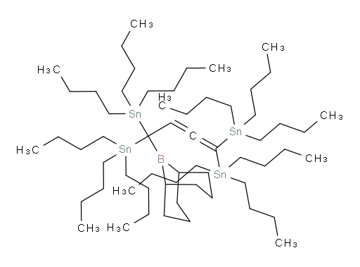 (4-(9-borabicyclo[3.3.1]nonan-9-yl)buta-1,2-diene-1,1,4,4-tetrayl)tetrakis(tributylstannane)