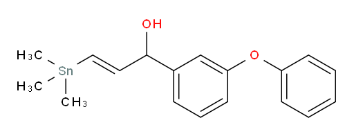 (E)-1-(3-phenoxyphenyl)-3-(trimethylstannyl)prop-2-en-1-ol