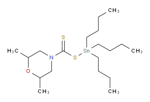 tributylstannyl 2,6-dimethylmorpholine-4-carbodithioate