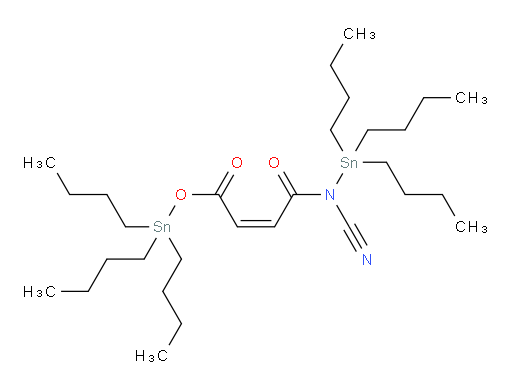 (Z)-三丁基锡基 4-氧代-4-(N-(三丁基锡基)cyan乙酰胺基)丁-2-烯酸酯
