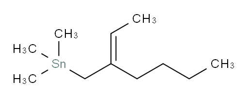 (E)-(2-ethylidenehexyl)trimethylstannane