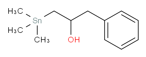1-phenyl-3-(trimethylstannyl)propan-2-ol