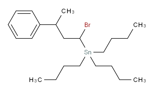 (1-bromo-3-phenylbutyl)tributylstannane