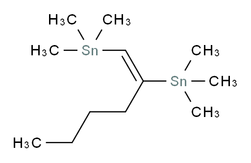 (E)-hex-1-ene-1,2-diylbis(trimethylstannane)