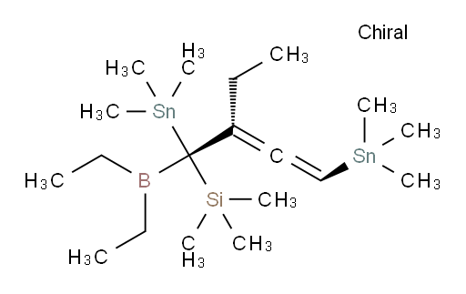 ((1R,3R)-1-(diethylboryl)-2-ethyl-1,4-bis(trimethylstannyl)buta-2,3-dien-1-yl)trimethylsilane