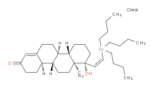 (4aR,4bS,6aS,7R,10aS,10bR)-7-hydroxy-6a-methyl-7-((Z)-2-(tributylstannyl)vinyl)-4,4a,4b,5,6,6a,7,8,9,10,10a,10b,11,12-tetradecahydrochrysen-2(3H)-one