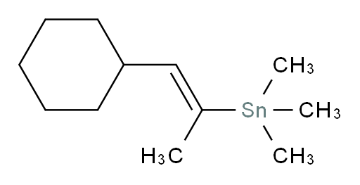 (E)-(1-cyclohexylprop-1-en-2-yl)trimethylstannane