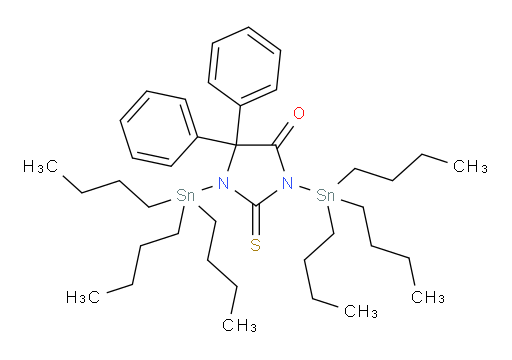 5,5-diphenyl-2-thioxo-1,3-bis(tributylstannyl)imidazolidin-4-one