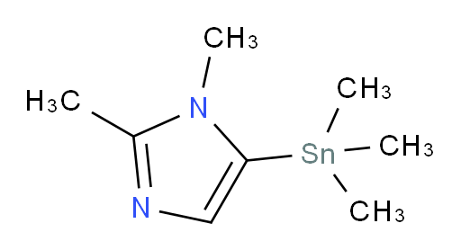 1,2-dimethyl-5-(trimethylstannyl)-1H-imidazole