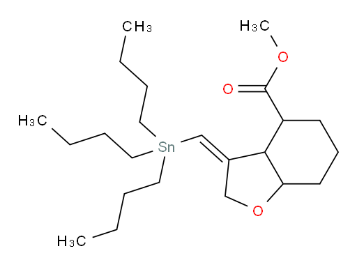 (Z)-methyl 3-((tributylstannyl)methylene)octahydrobenzofuran-4-carboxylate
