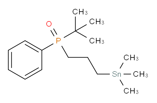 tert-butyl(phenyl)(3-(trimethylstannyl)propyl)phosphine oxide