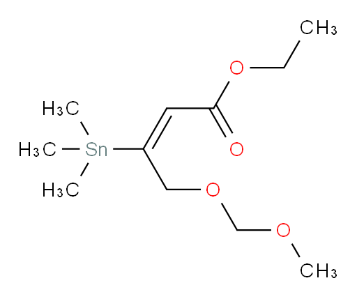(E)-ethyl 4-(methoxymethoxy)-3-(trimethylstannyl)but-2-enoate