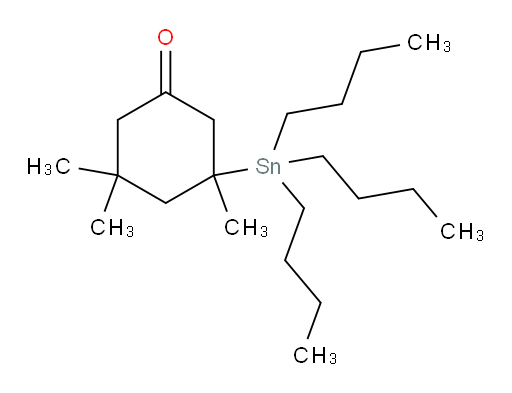 3,3,5-trimethyl-5-(tributylstannyl)cyclohexanone