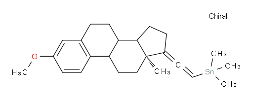(2-((13S)-3-methoxy-13-methyl-7,8,9,11,12,13,15,16-octahydro-6H-cyclopenta[a]phenanthren-17(14H)-ylidene)vinyl)trimethylstannane