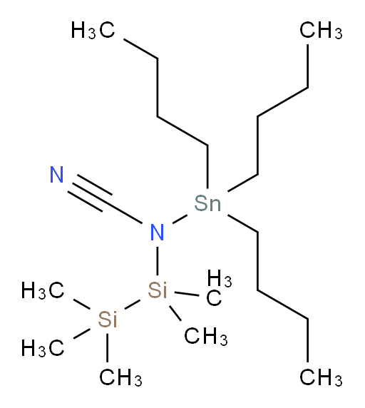 N-(1,1,2,2,2-五甲基二硅烷基)-N-(三丁基锡基)腈胺