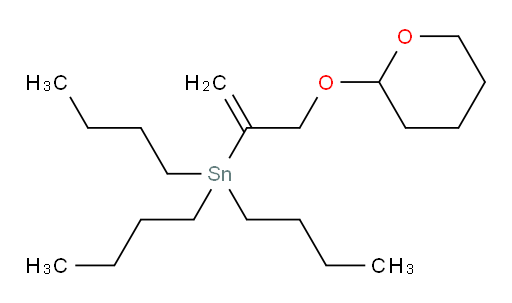 tributyl(3-((tetrahydro-2H-pyran-2-yl)oxy)prop-1-en-2-yl)stannane