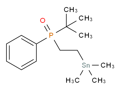 tert-butyl(phenyl)(2-(trimethylstannyl)ethyl)phosphine oxide