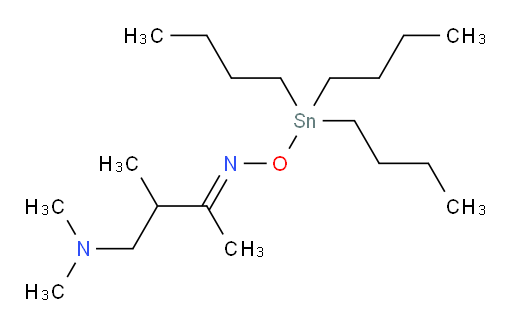 (E)-4-(dimethylamino)-3-methylbutan-2-one O-tributylstannyl oxime