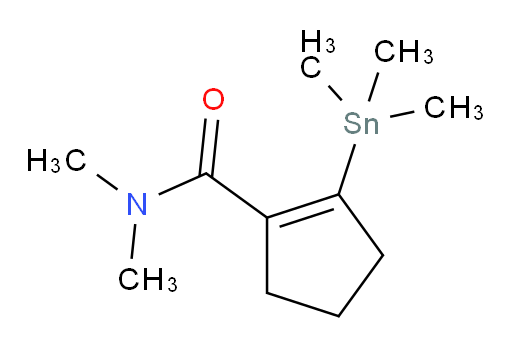 N,N-二甲基-2-(三甲基锡基)环戊-1-烯甲酰胺