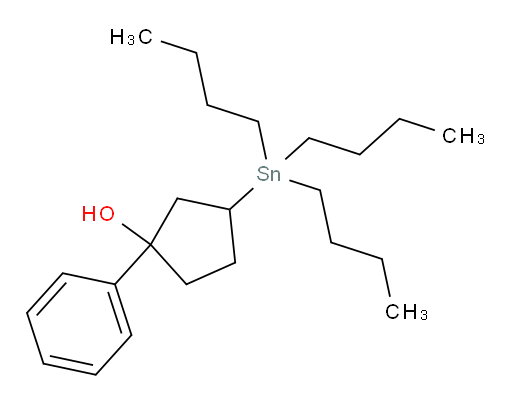 1-phenyl-3-(tributylstannyl)cyclopentanol