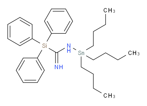 1,1,1-三苯基-N-(三丁基锡基)硅烷甲脒