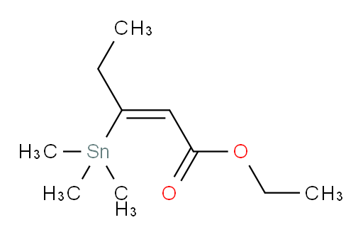 (Z)-ethyl 3-(trimethylstannyl)pent-2-enoate