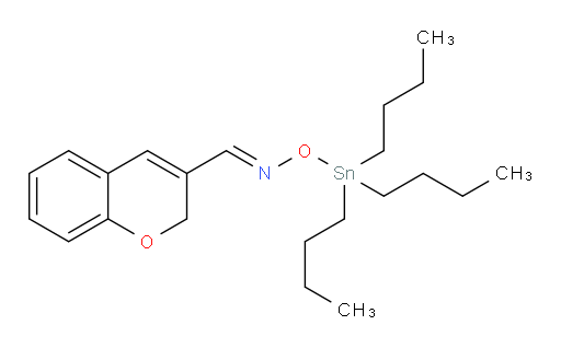 (E)-2H-chromene-3-carbaldehyde O-tributylstannyl oxime