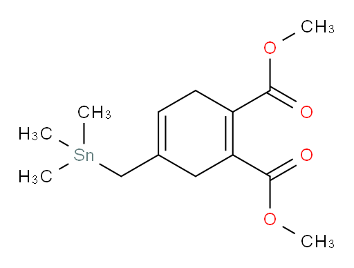 dimethyl 4-((trimethylstannyl)methyl)cyclohexa-1,4-diene-1,2-dicarboxylate