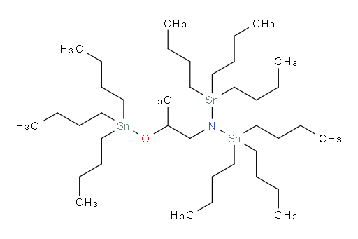 1,1,1-tributyl-N-(tributylstannyl)-N-(2-((tributylstannyl)oxy)propyl)stannanamine