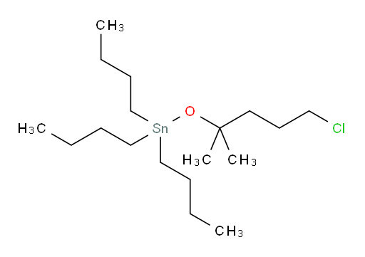 tributyl((5-chloro-2-methylpentan-2-yl)oxy)stannane