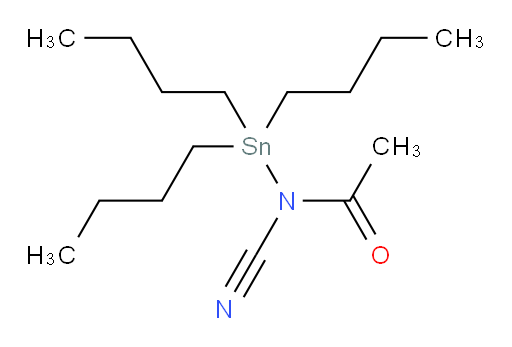 N-cyano-N-(tributylstannyl)acetamide
