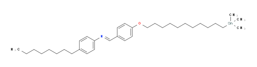 (E)-4-octyl-N-(4-((11-(trimethylstannyl)undecyl)oxy)benzylidene)aniline