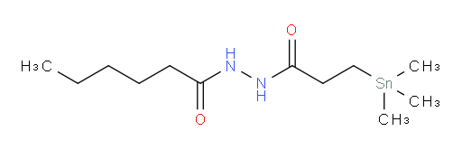 N'-(3-(三甲基锡基)丙酰)己烷(酰)肼