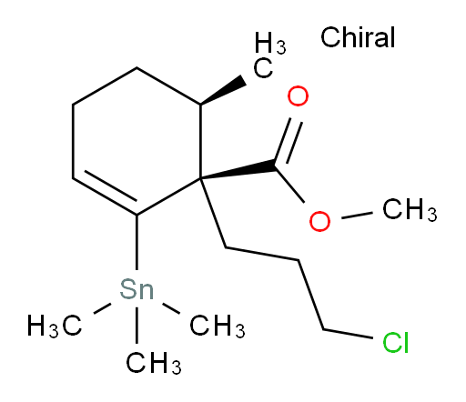 (1S,6R)-methyl 1-(3-chloropropyl)-6-methyl-2-(trimethylstannyl)cyclohex-2-enecarboxylate
