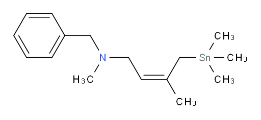 (Z)-N-benzyl-N,3-dimethyl-4-(trimethylstannyl)but-2-en-1-amine