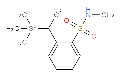 N-methyl-2-(1-(trimethylstannyl)ethyl)benzenesulfonamide