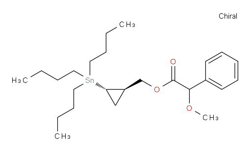 ((1R,2S)-2-(tributylstannyl)cyclopropyl)methyl 2-methoxy-2-phenylacetate
