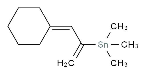 (3-cyclohexylideneprop-1-en-2-yl)trimethylstannane