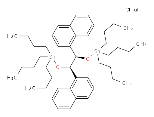 (7R,8R)-5,5,10,10-四丁基-7,8-二(萘-1-基)-6,9-二氧杂-5,10-二锡杂十四烷