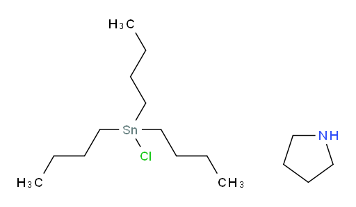 pyrrolidine compound with tributylchlorostannane (1:1)