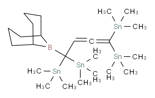 (4-(9-borabicyclo[3.3.1]nonan-9-yl)buta-1,2-diene-1,1,4,4-tetrayl)tetrakis(trimethylstannane)