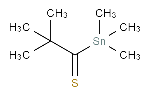 2,2-dimethyl-1-(trimethylstannyl)propane-1-thione