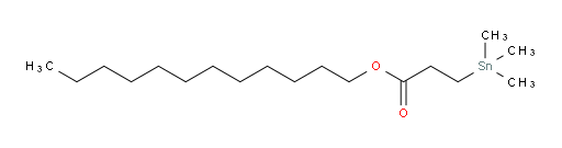 dodecyl 3-(trimethylstannyl)propanoate