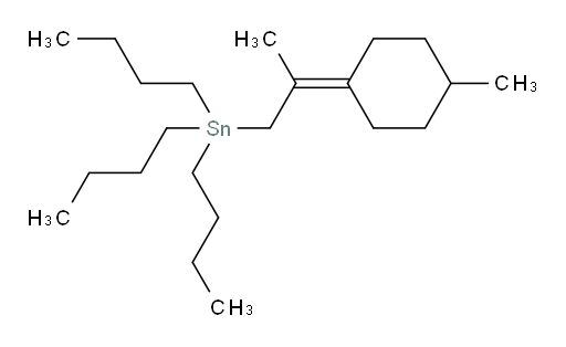 tributyl(2-(4-methylcyclohexylidene)propyl)stannane