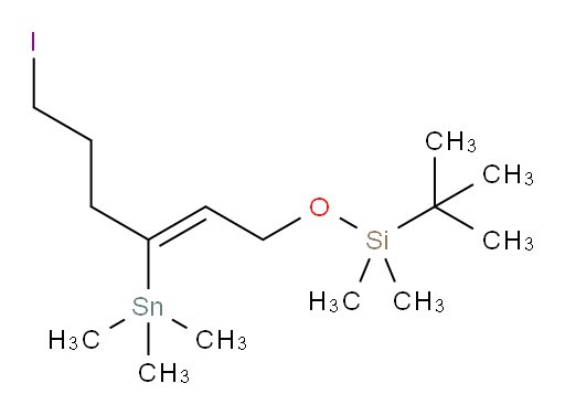 (Z)-tert-butyl((6-iodo-3-(trimethylstannyl)hex-2-en-1-yl)oxy)dimethylsilane