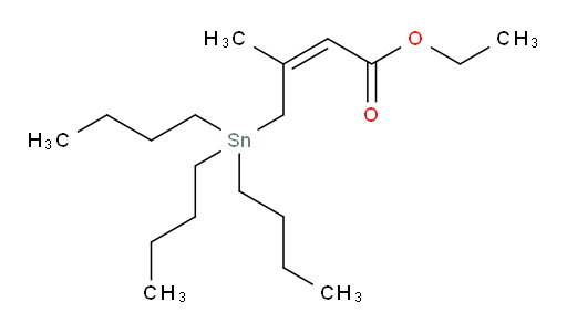 (Z)-乙基 3-甲基-4-(三丁基锡基)丁-2-烯酸酯