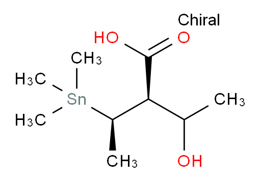 (2R)-3-hydroxy-2-((R)-1-(trimethylstannyl)ethyl)butanoic acid