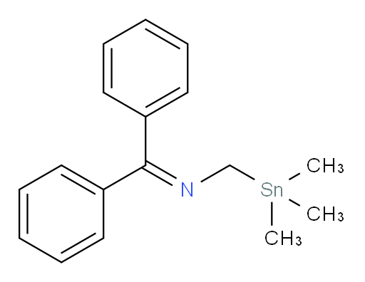 N-(diphenylmethylene)-1-(trimethylstannyl)methanamine