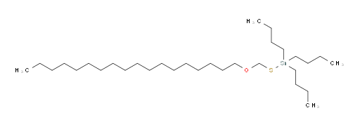 tributyl(((octadecyloxy)methyl)thio)stannane