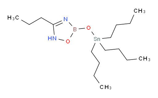 3-propyl-5-((tributylstannyl)oxy)-2,5-dihydro-1,2,4,5-oxadiazaborole